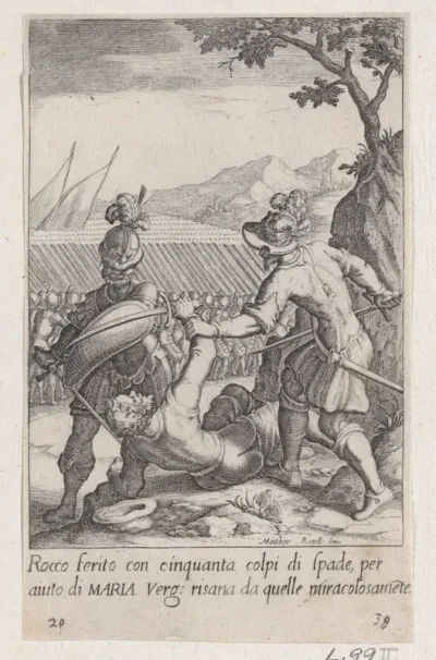 Rocco, from Scelta d'Alcuni Miracoli e Grazie della Santissima Nunziata di Firenze (Selection of Some Miracles and Graces that Occurred in the Church of the Annunziata in Florence)