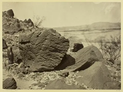 Rock Carved by Drifting Sand, Below Fortification Rock, Arizona