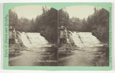 Rocky Fall, Ithaca Gorge, No. 31 from the series "Views of Ithaca and Vicinity"