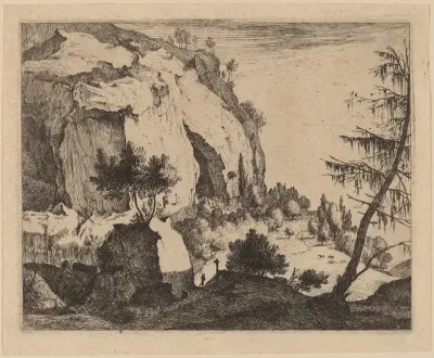 Rocky Landscape with Fir: pl.4