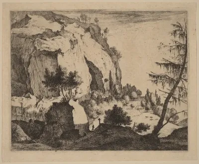 Rocky Landscape with Fir: pl.4
