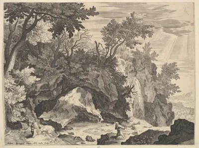 Rocky Landscape with the Stigmatisation of Saint Francis