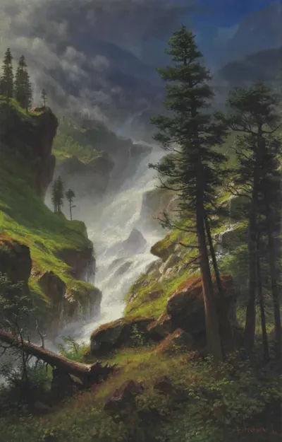 Rocky Mountain Waterfall