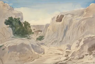 Rocky Valley of Mosta, Malta, 2:15 p.m. (April 3, 1866)