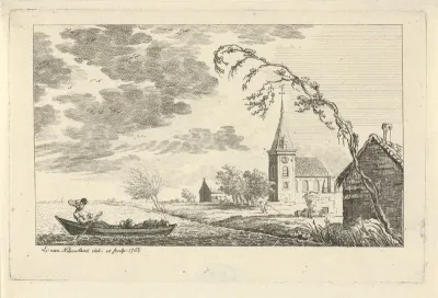 Roeiboot op een vaart