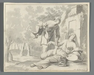 Roem steunt de vermoeide Schilderkunst