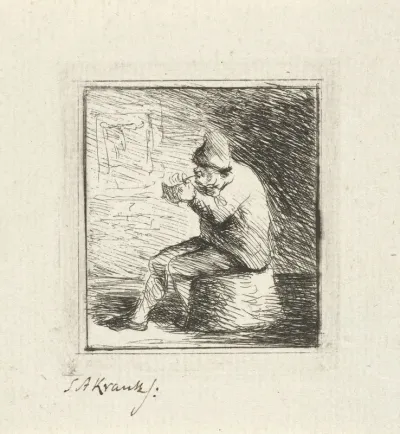 Rokende boer