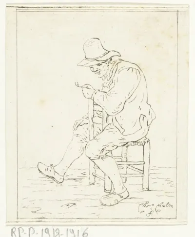 Rokende boer