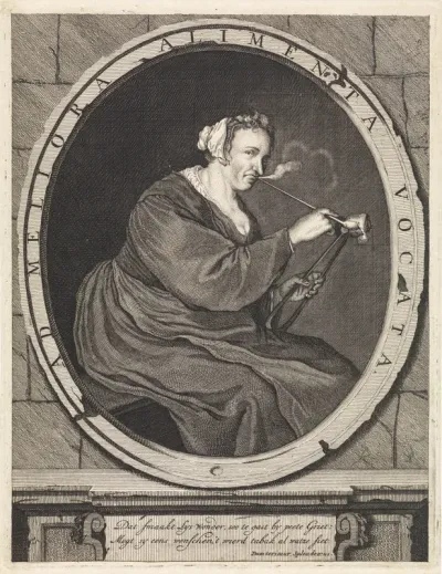 Rokende boerin