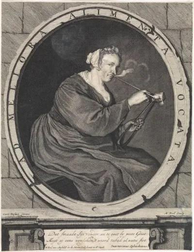 Rokende boerin
