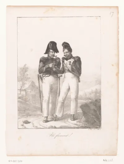 Rokende militairen