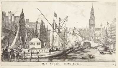 Rokin og Børsen i Amsterdam