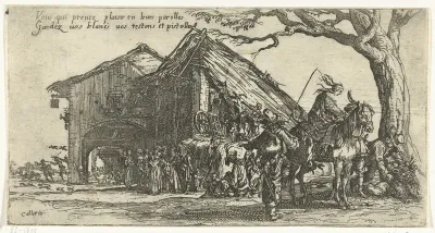 Roma bij een herberg