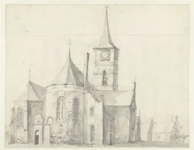 Romaanse kerk, gezien vanuit het noordoosten.
