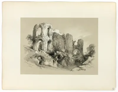 Roman Baths at Treves, from Picturesque Selections