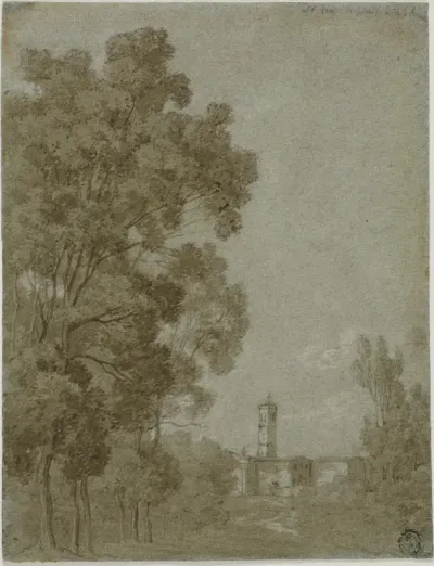 Roman Landscape with View of Church