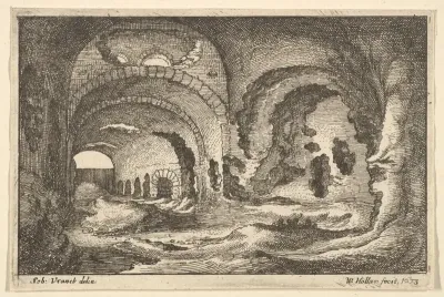 Roman remains at Tivoli, from "Roman Ruins"