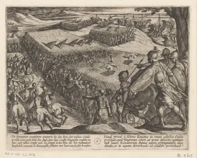 Romeinen verslagen bij de Rijn