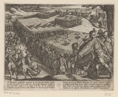 Romeinen verslagen bij de Rijn