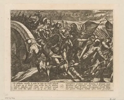 Romeinen verslagen bij een verrassingsaanval op hun kamp aan de Moezel, 69-70
