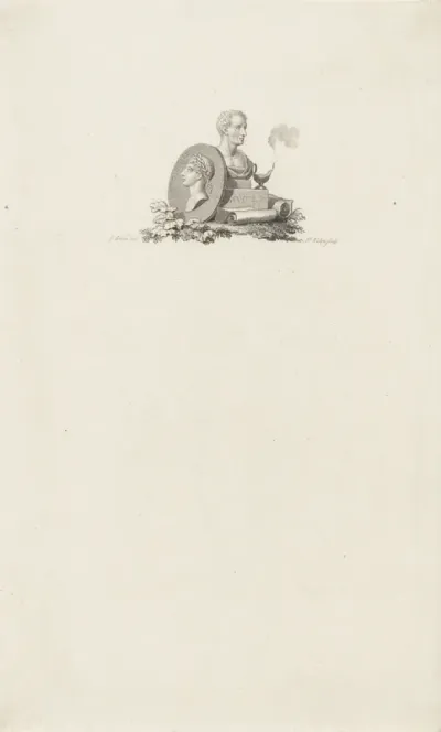 Romeinse buste met olielamp