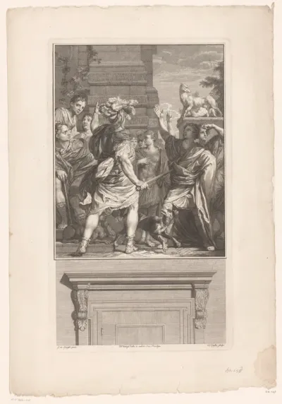 Romeinse scène met Scipio