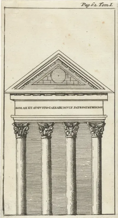 Romeinse tempel bij Pula