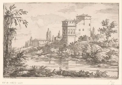 Romeinse villa aan een rivier