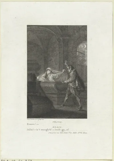 Romeo en Julia in de grafkelder