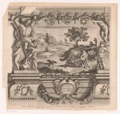 Romulus en Remus bij de wolvin