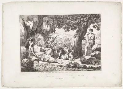 Romulus en Remus worden gevonden door Faustulus