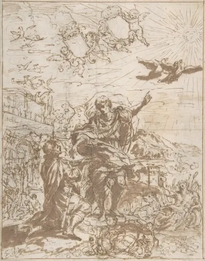 Romulus Receiving the Augury