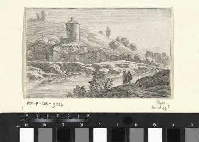 Ronde toren bij de Tiber