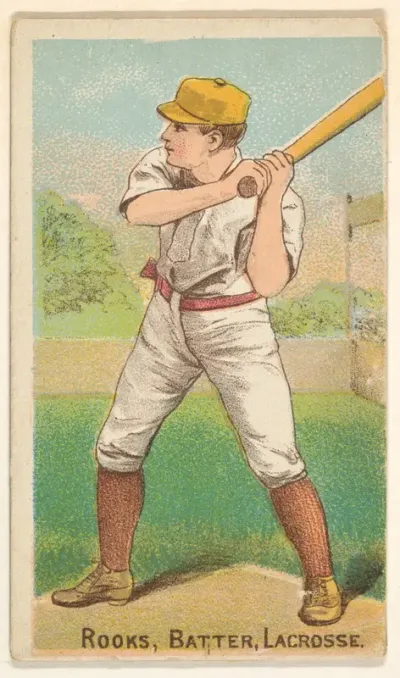 Rooks, Batter, Lacrosse, from the Gold Coin series (N284) for Gold Coin Chewing Tobacco