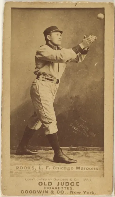 Rooks, Left Field, Chicago, from the Old Judge series (N172) for Old Judge Cigarettes