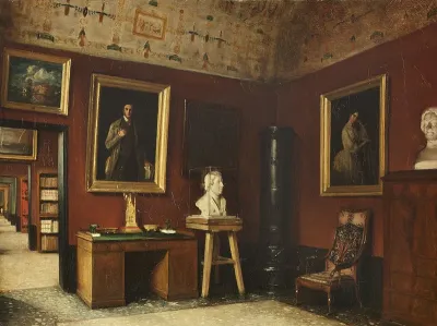 Room no. 42 in Thorvaldsen's Museum. Study.