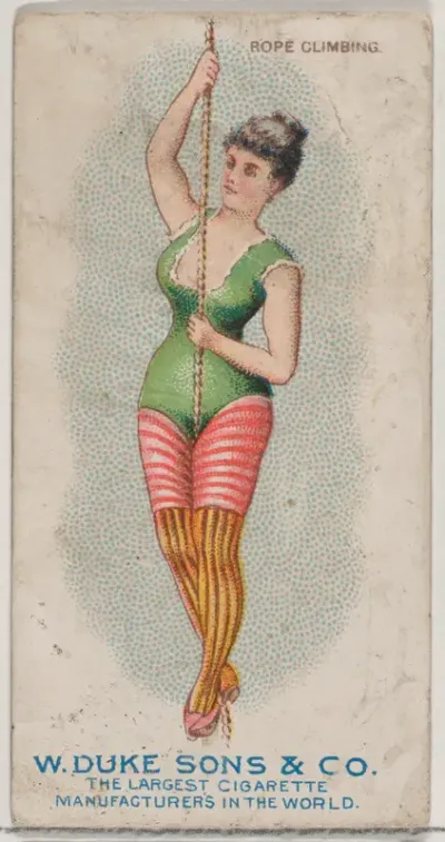 Rope Climbing, from the Gymnastic Exercises series (N77) for Duke brand cigarettes