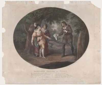 Rosalind, Oliver and Celia (Shakespeare, As You Like It, Act 4, Scene 6)