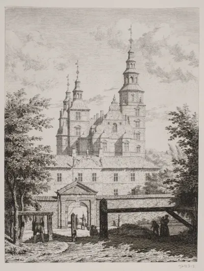 Rosenborgslot set fra volden