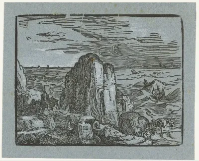 Rots aan een kust