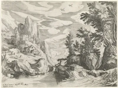 Rotsachtig rivierlandschap