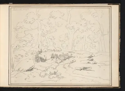 Rotsen en bomen te Belmonte
