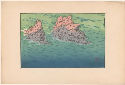 Rotsen in water