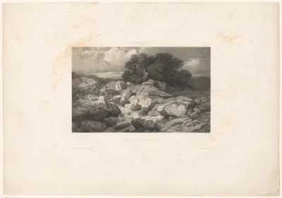Rotslandschap met beek in Savoie
