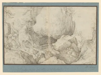 Rotslandschap met rivier