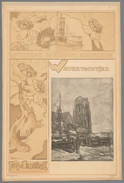 Rotterdam. Dordrecht. Gorinchem. Watertochtjes. Fop Smit & Co.