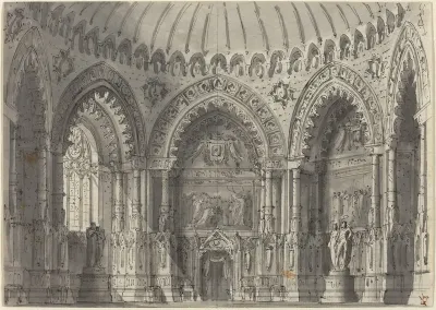 Rotunda in Gothic Style