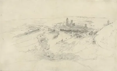 Rouaan temidden van heuvels langs de Seine