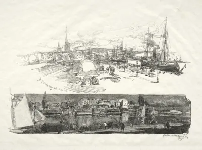 Rouen Illustré:  Les Nouveaux Quais-L'Ile La Croix
