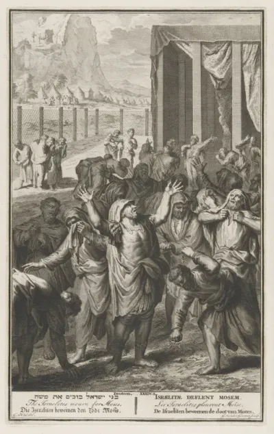 Rouwklacht van de Israëlieten